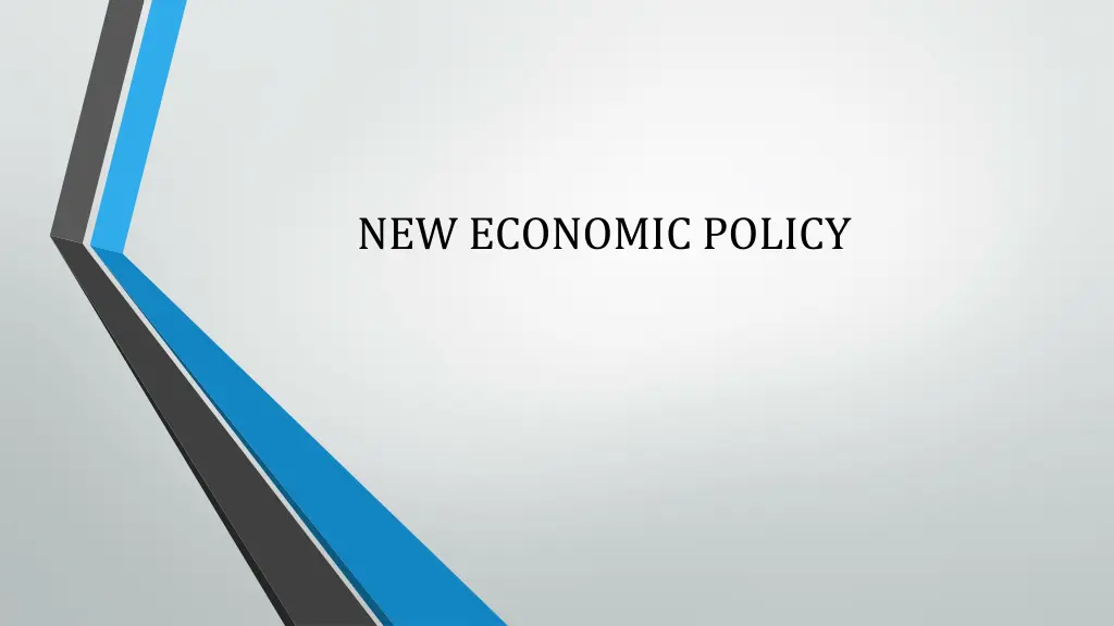 new economic policy n.w