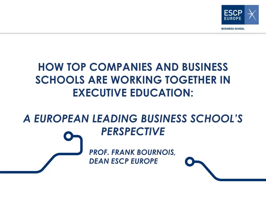 how top companies and business schools n.w