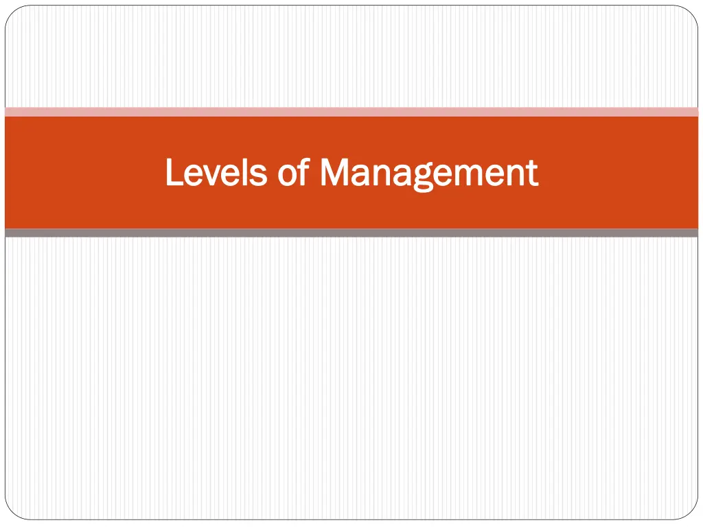 levels of management levels of management n.w