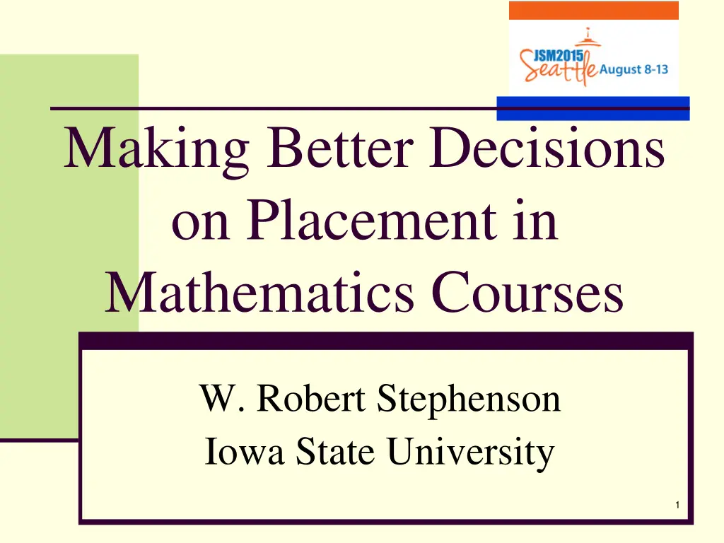 making better decisions on placement n.w