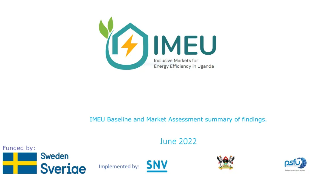 imeu baseline and market assessment summary n.w