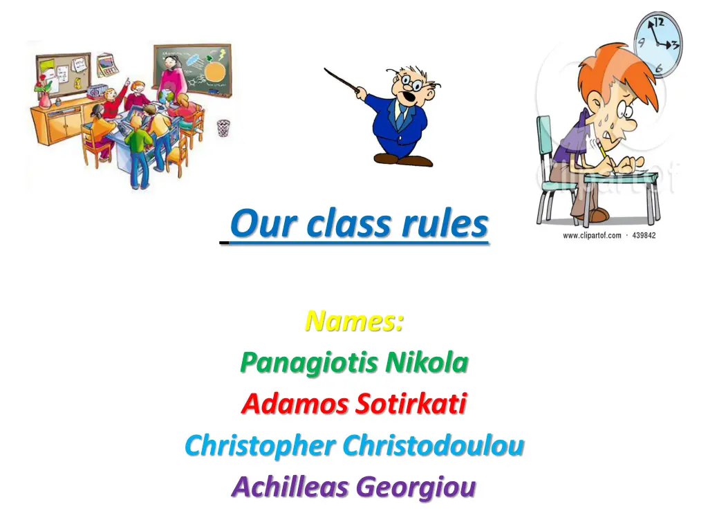 our class rules n.w