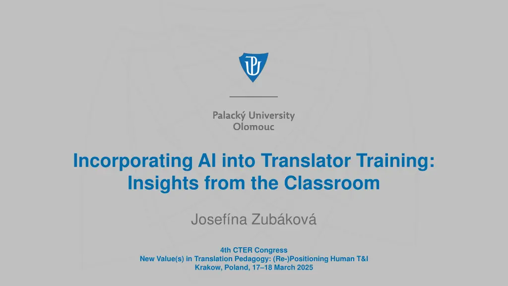 incorporating ai into translator training n.w