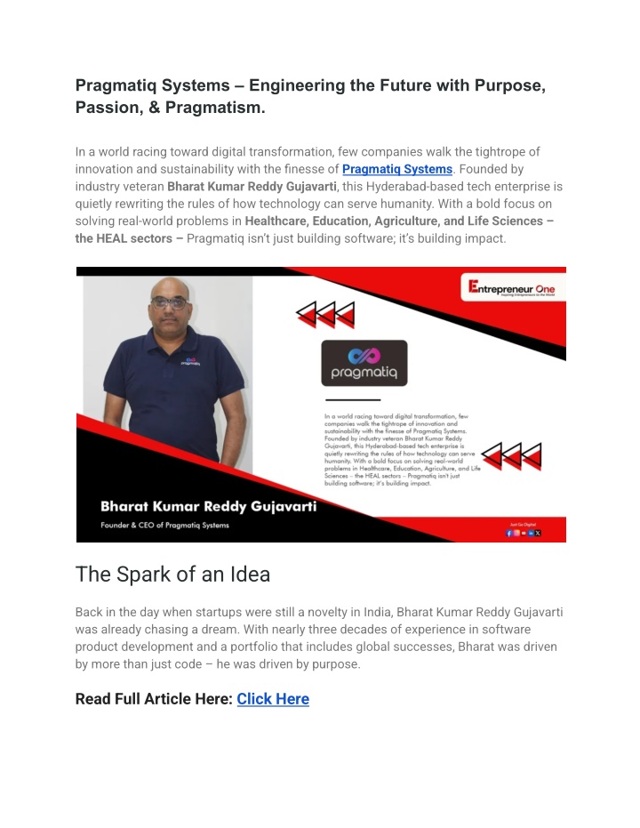 pragmatiq systems engineering the future with n.w