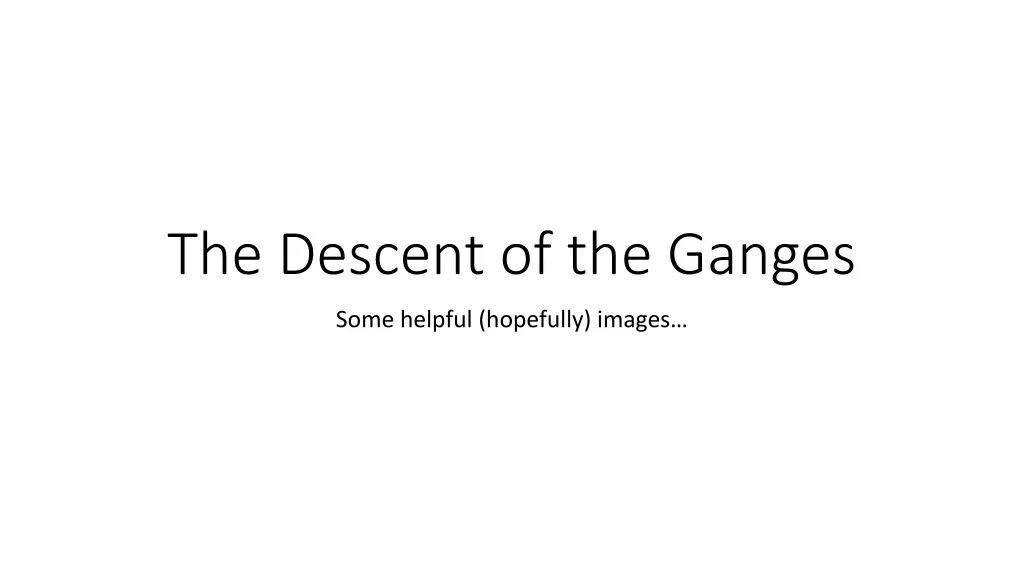 the descent of the ganges n.w