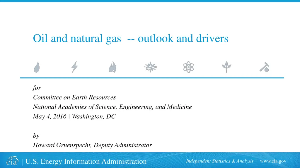 oil and natural gas outlook and drivers n.w