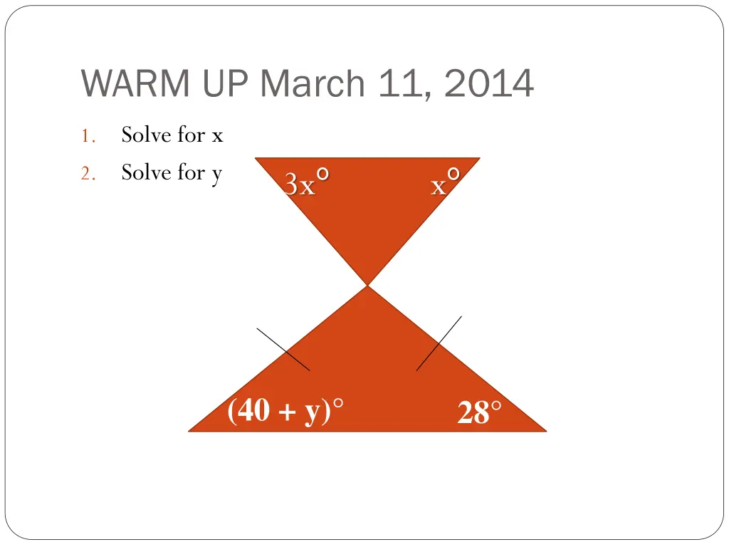 warm up march 11 2014 n.w