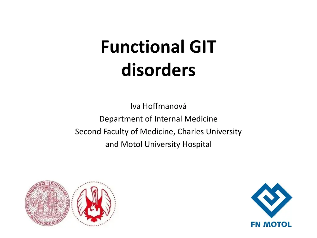 functional git disorders n.w
