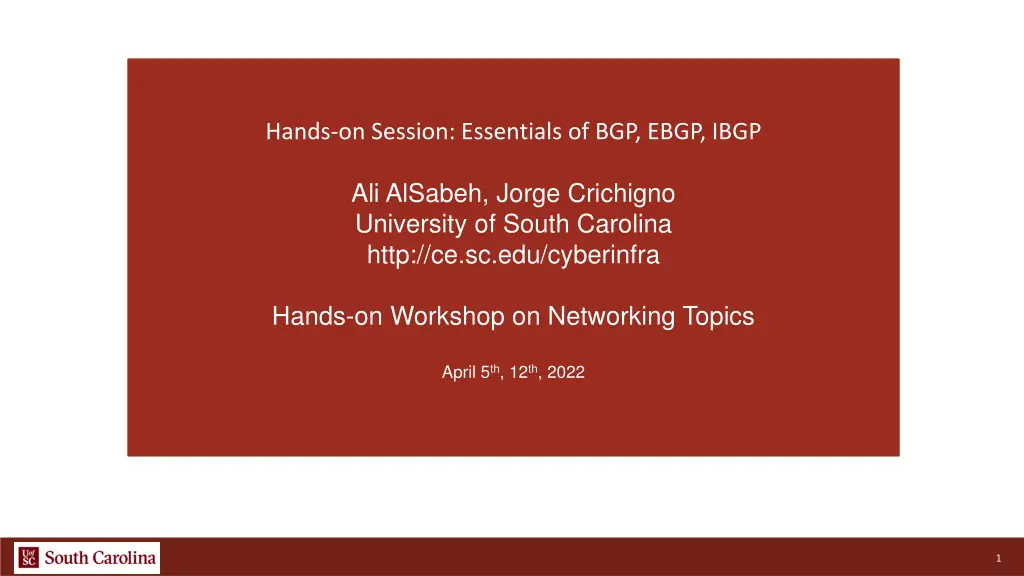 hands on session essentials of bgp ebgp ibgp n.w