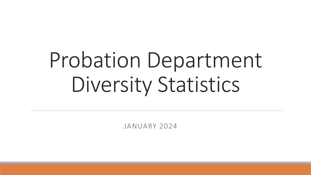 probation department diversity statistics n.w