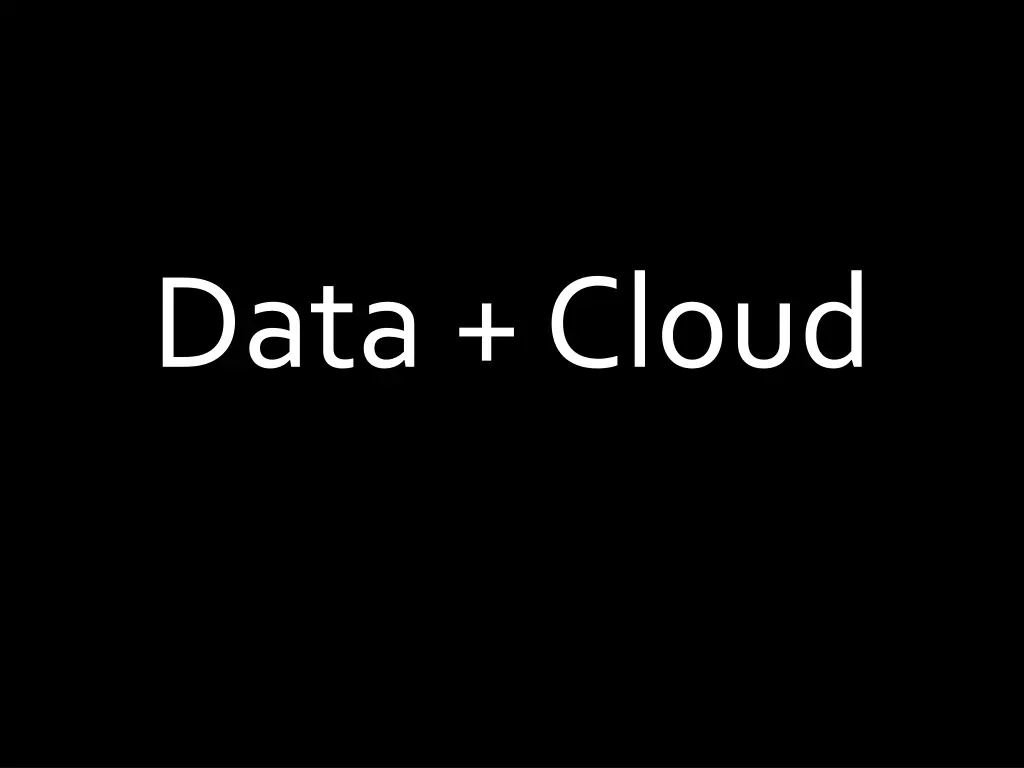 data cloud n.w