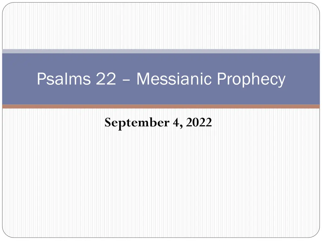 psalms 22 messianic prophecy n.w