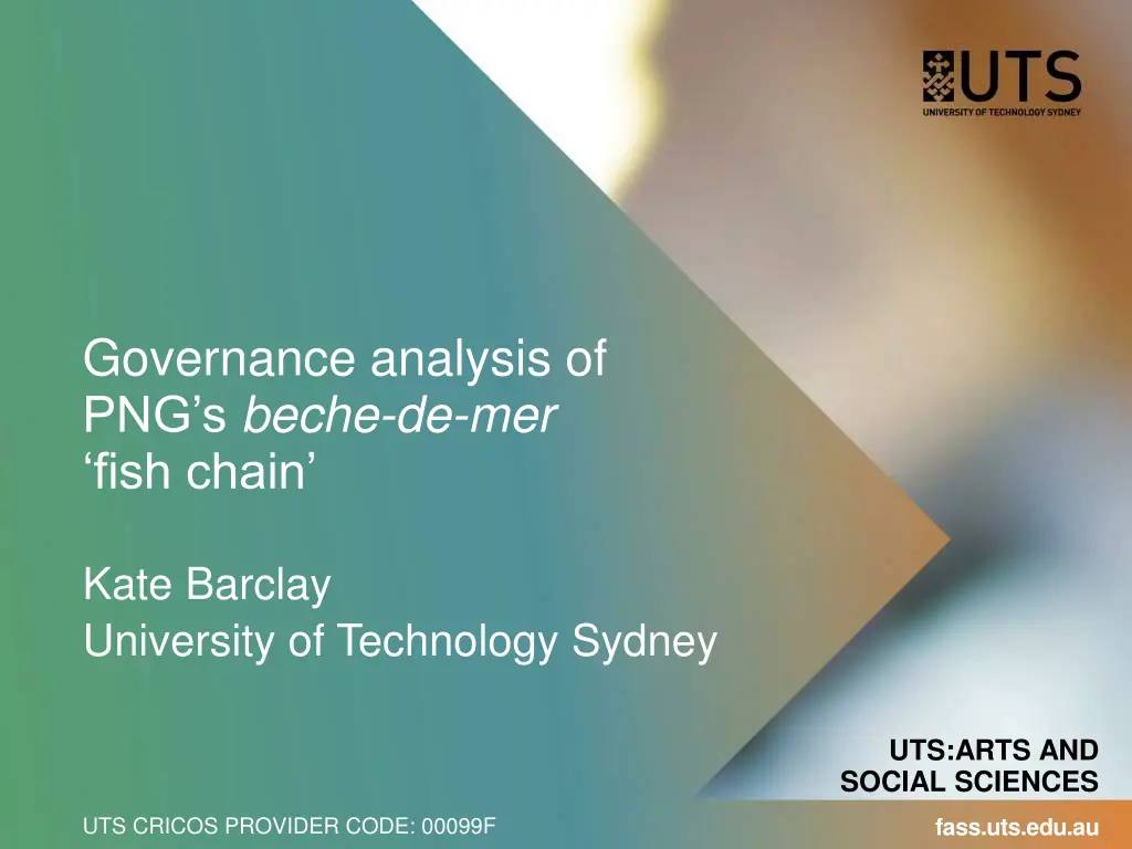 governance analysis of png s beche de mer fish n.w