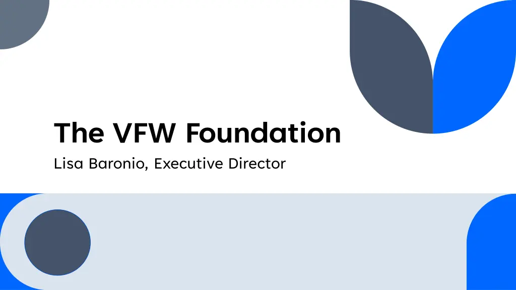the vfw foundation lisa baronio executive director n.w