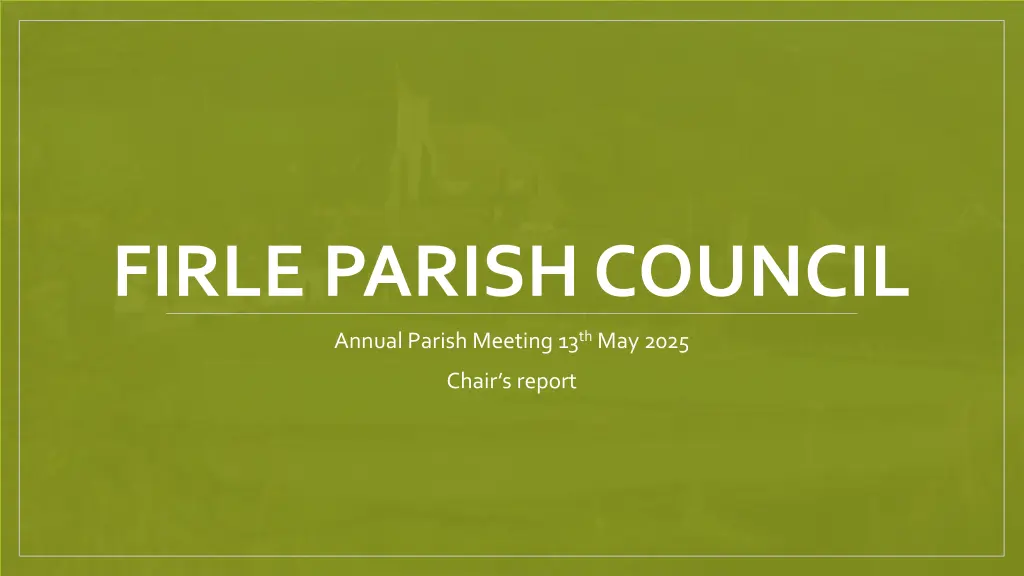 firle parish council n.w