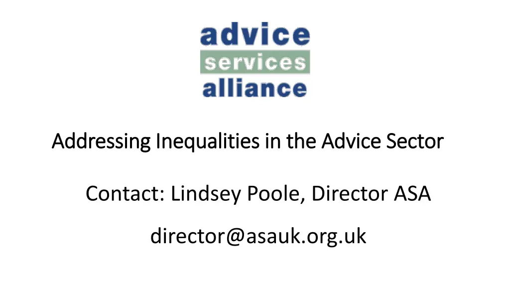 addressing addressing i inequalities n.w