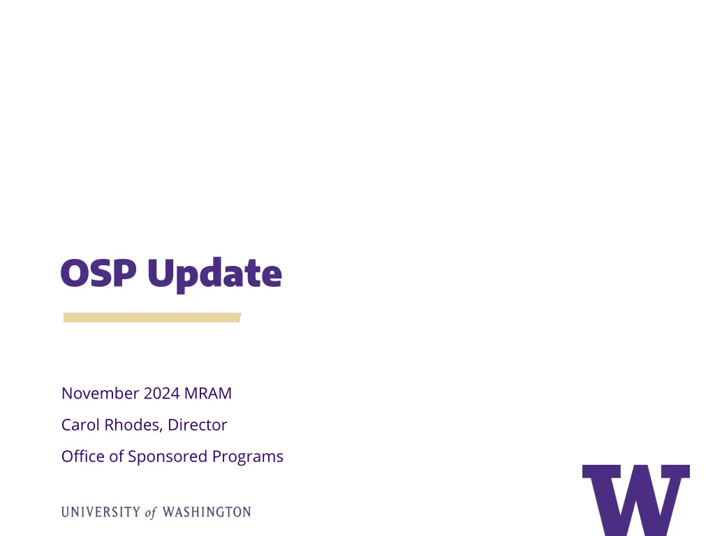 osp update n.w