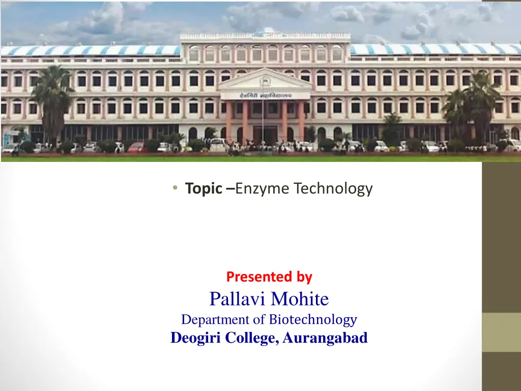 topic enzyme technology n.w