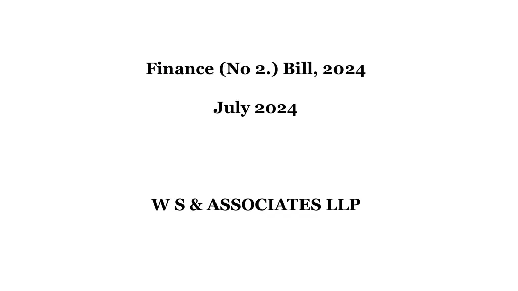 finance no 2 bill 2024 n.w
