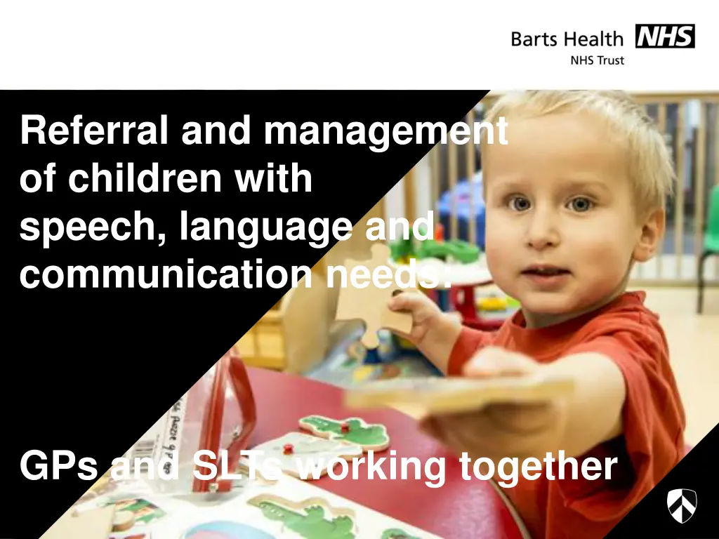 referral and management of children with speech n.w