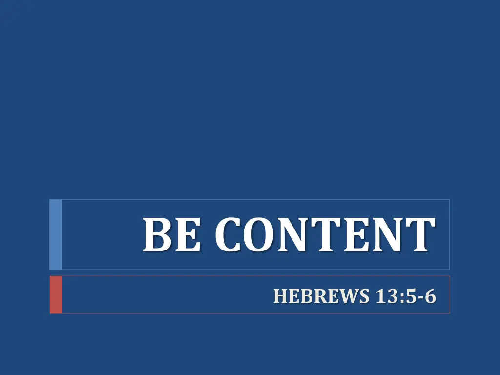 be content n.w
