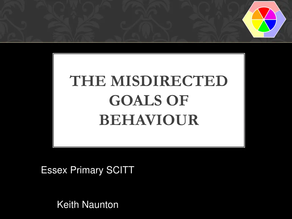 the misdirected goals of behaviour n.w
