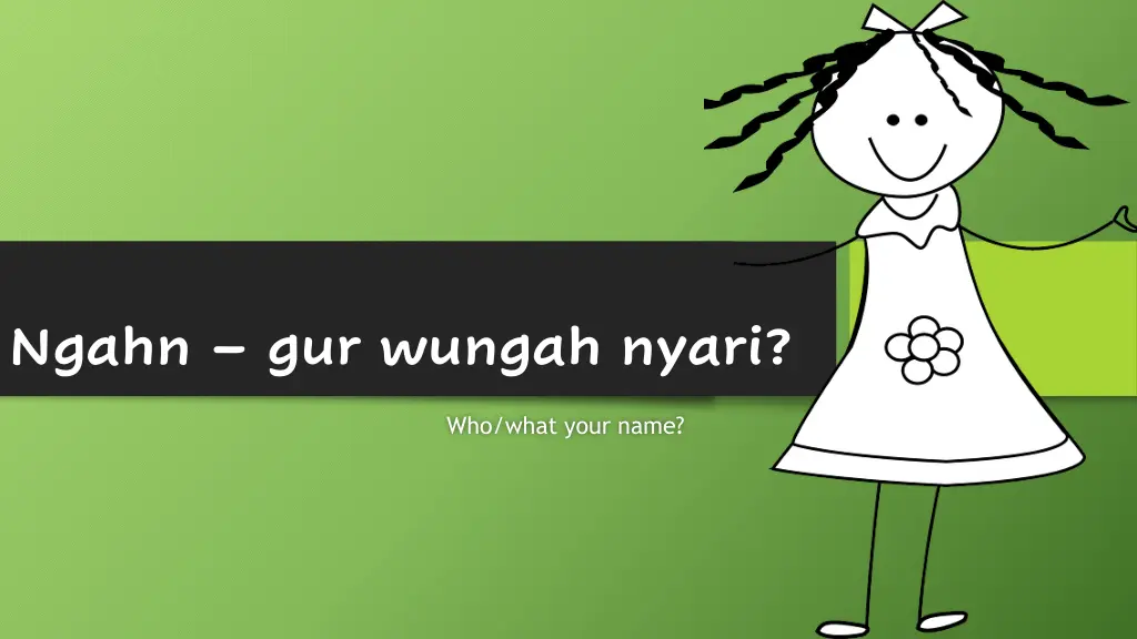 ngahn gur wungah nyari n.w