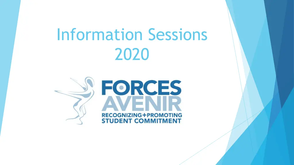 information sessions 2020 n.w