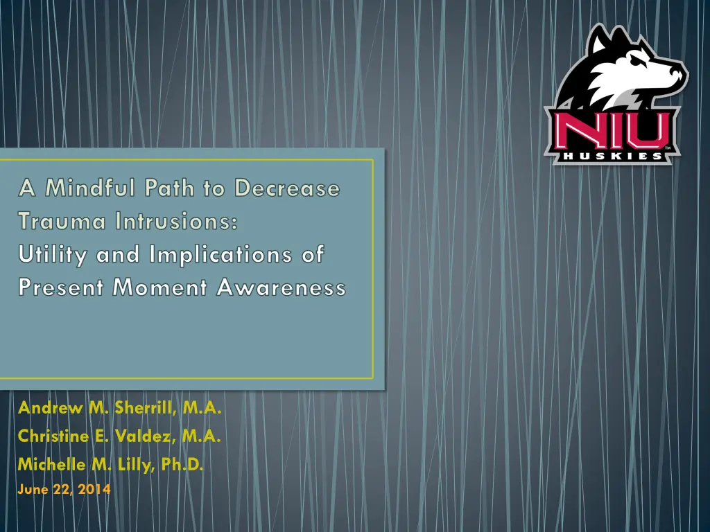 a mindful path to decrease trauma intrusions n.w