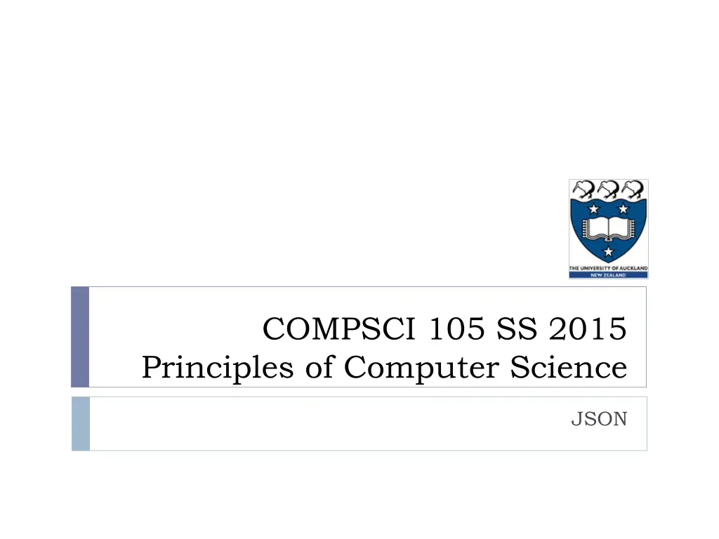 compsci 105 ss 2015 principles of computer science n.w