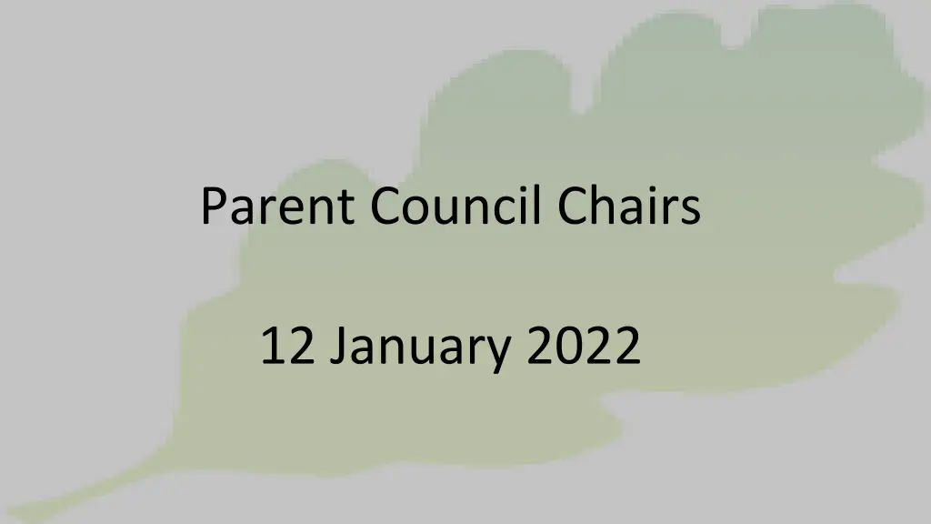 parent council chairs n.w