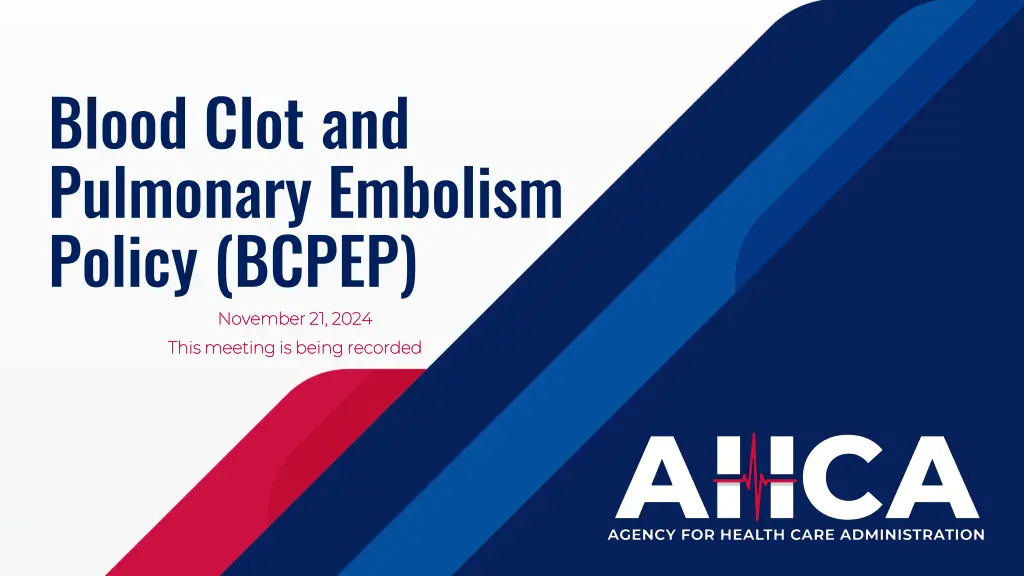 click to edit title blood clot and pulmonary n.w