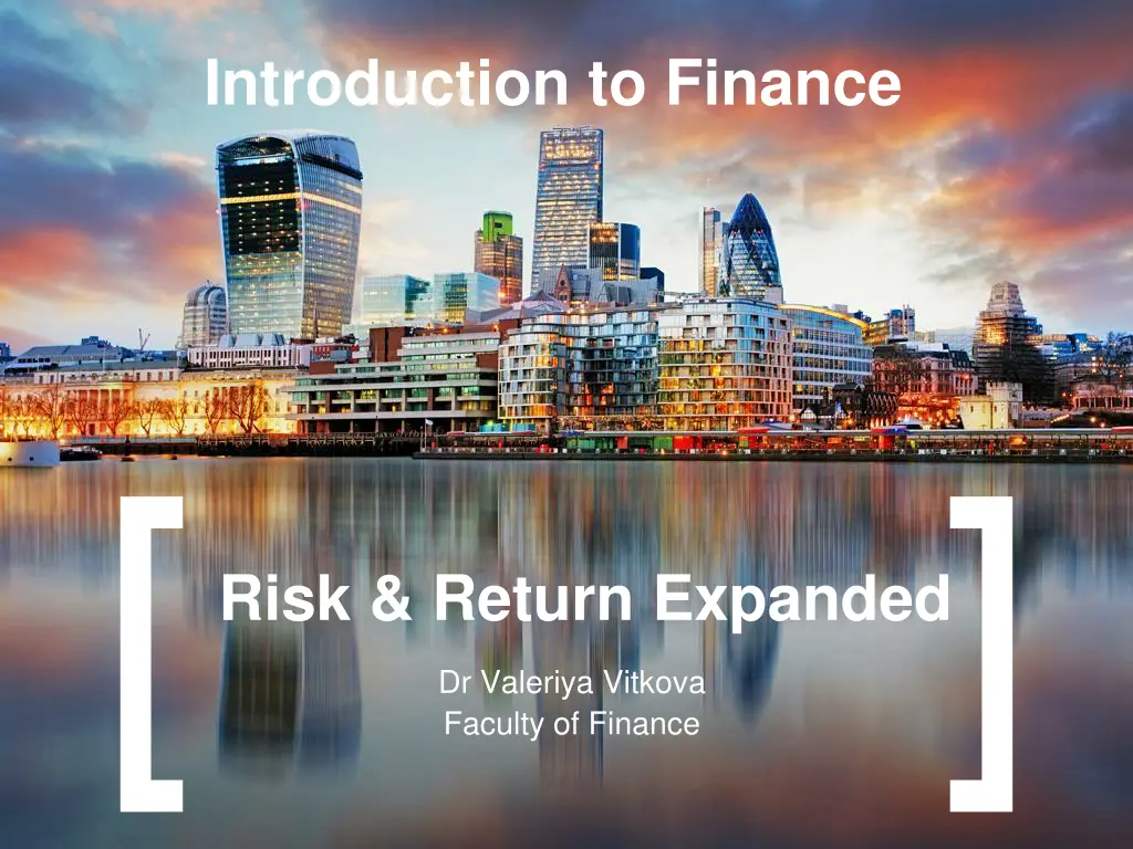 introduction to finance n.w