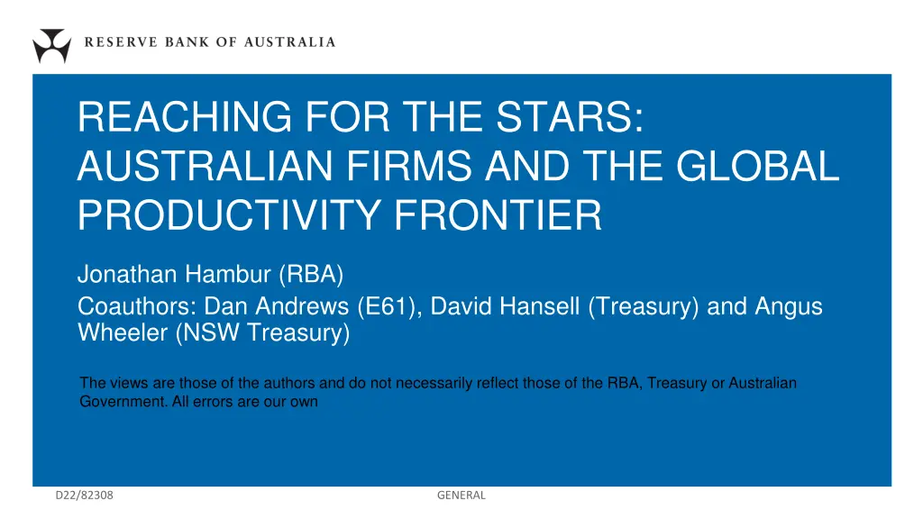 reaching for the stars australian firms n.w