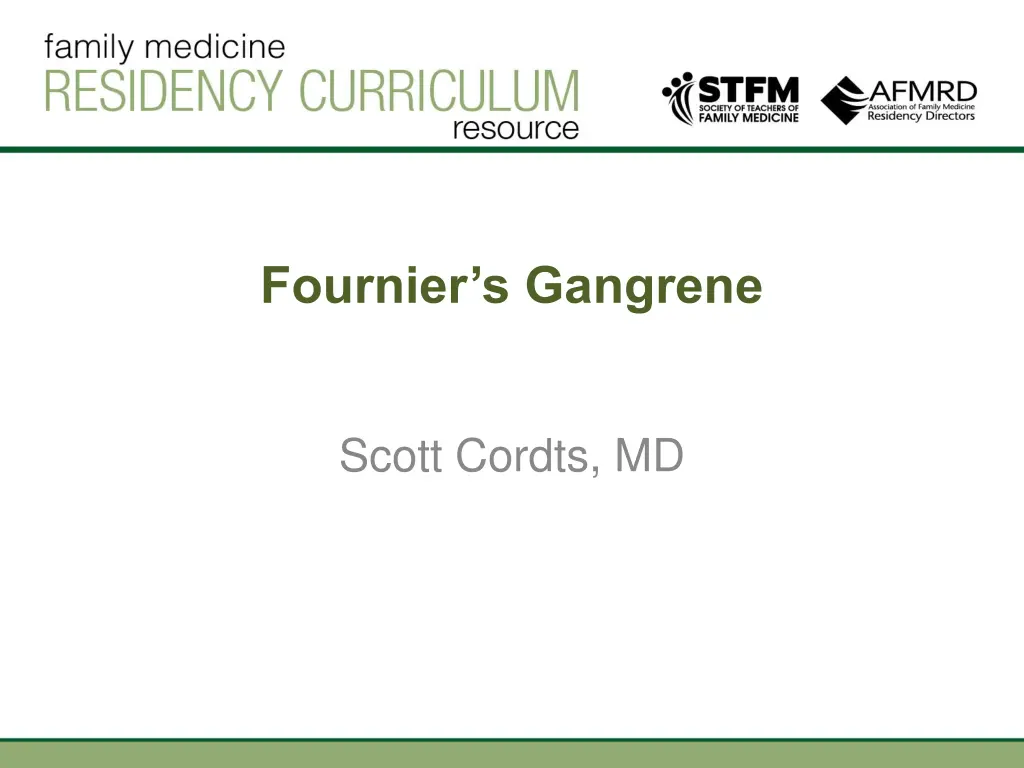 fournier s gangrene n.w