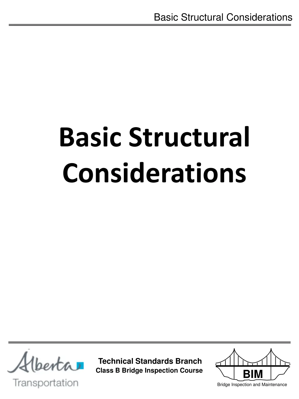 basic structural considerations n.w