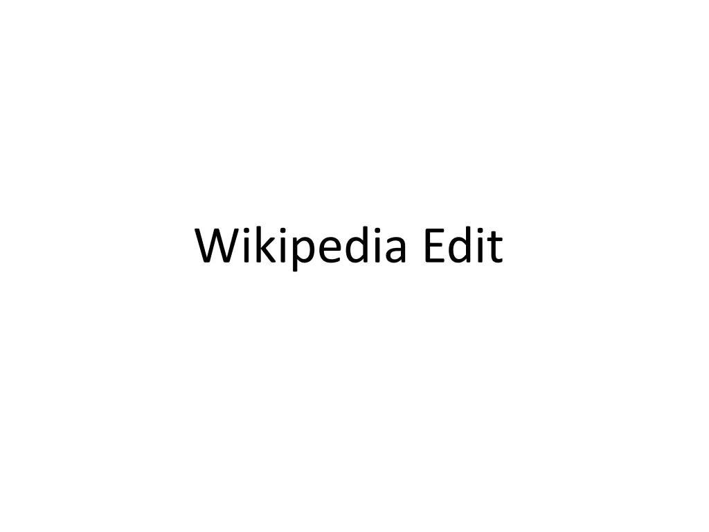 wikipedia edit n.w