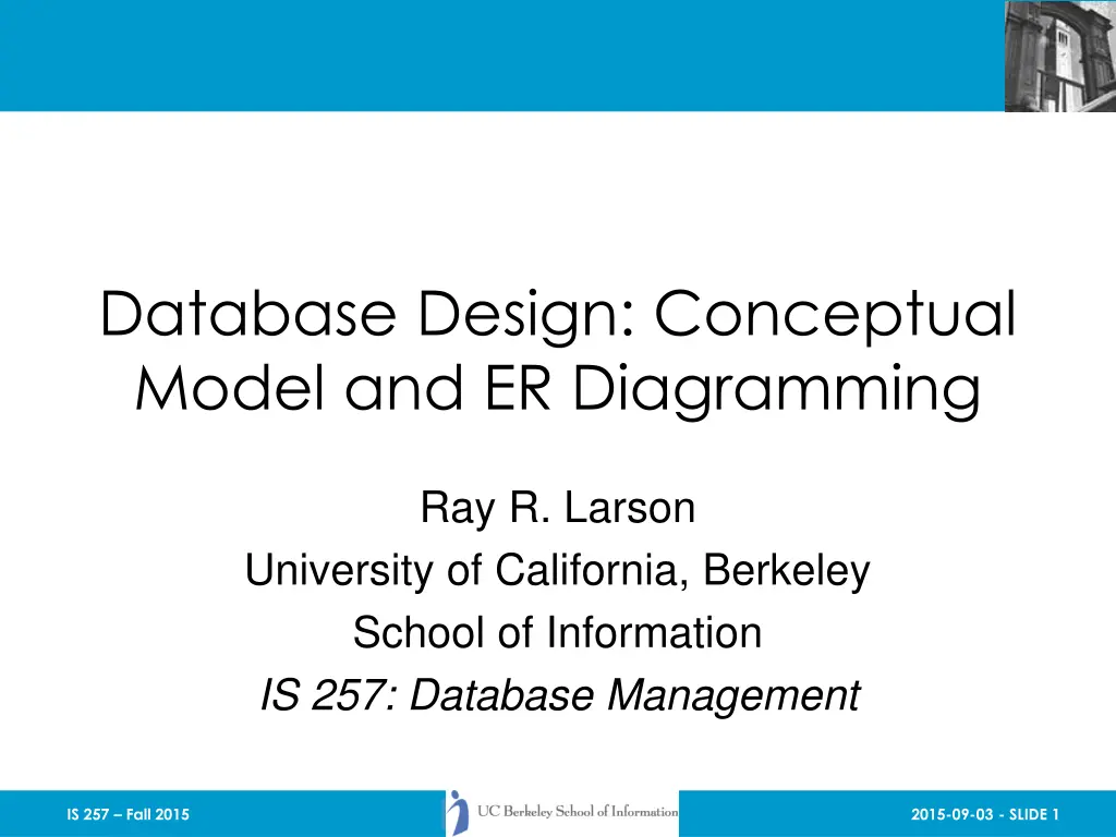 database design conceptual model n.w
