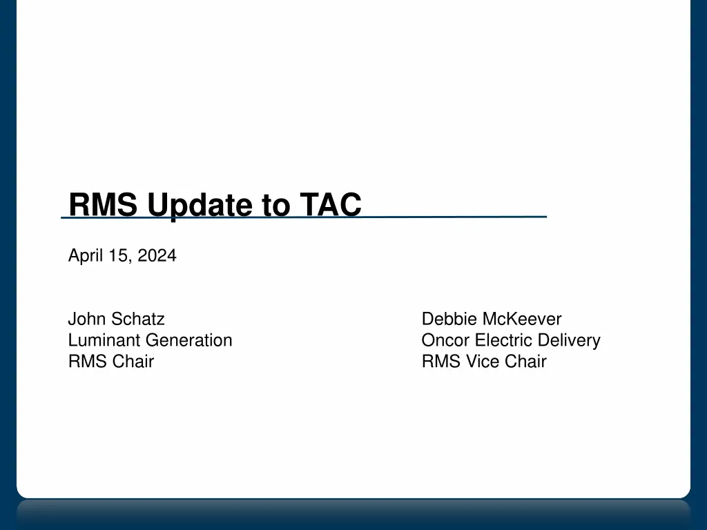 rms update to tac april 15 2024 n.w