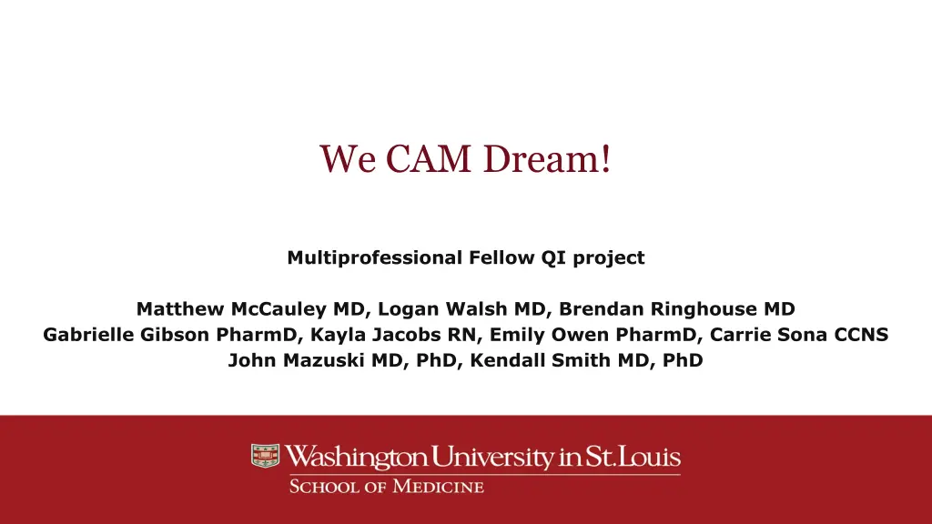 we cam dream n.w
