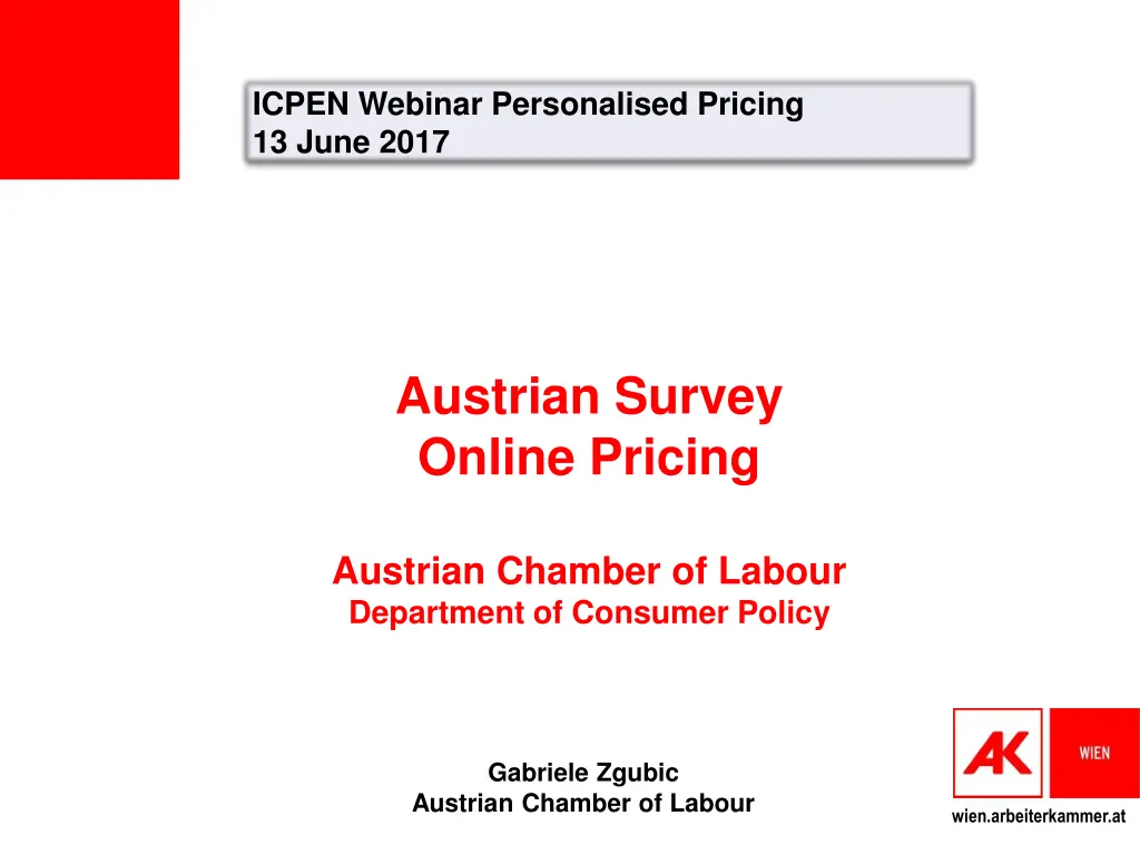 icpen webinar personalised pricing 13 june 2017 n.w