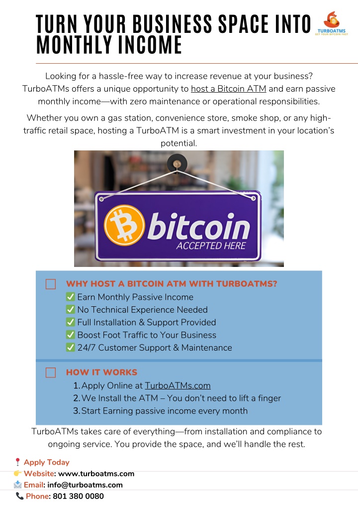 turn your business space into monthly income n.w