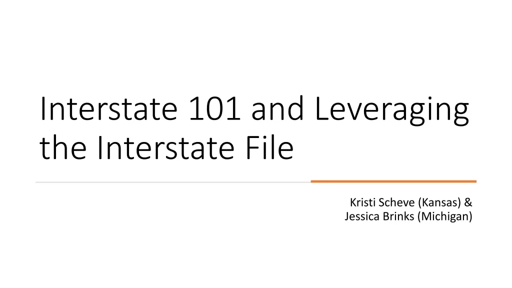 interstate 101 and leveraging the interstate file n.w