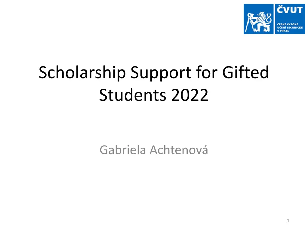 scholarship support for gifted students 2022 n.w