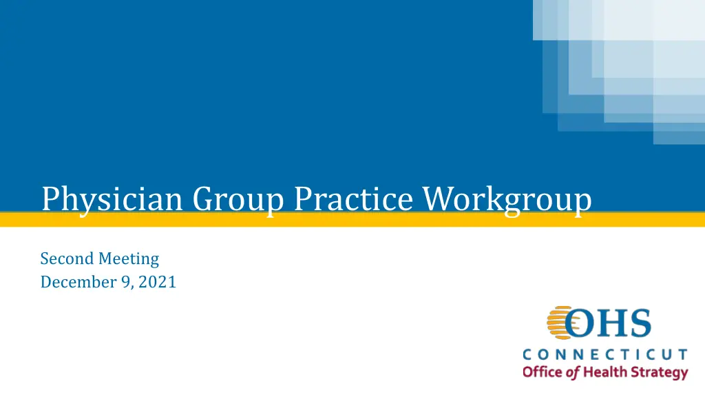 physician group practice workgroup n.w