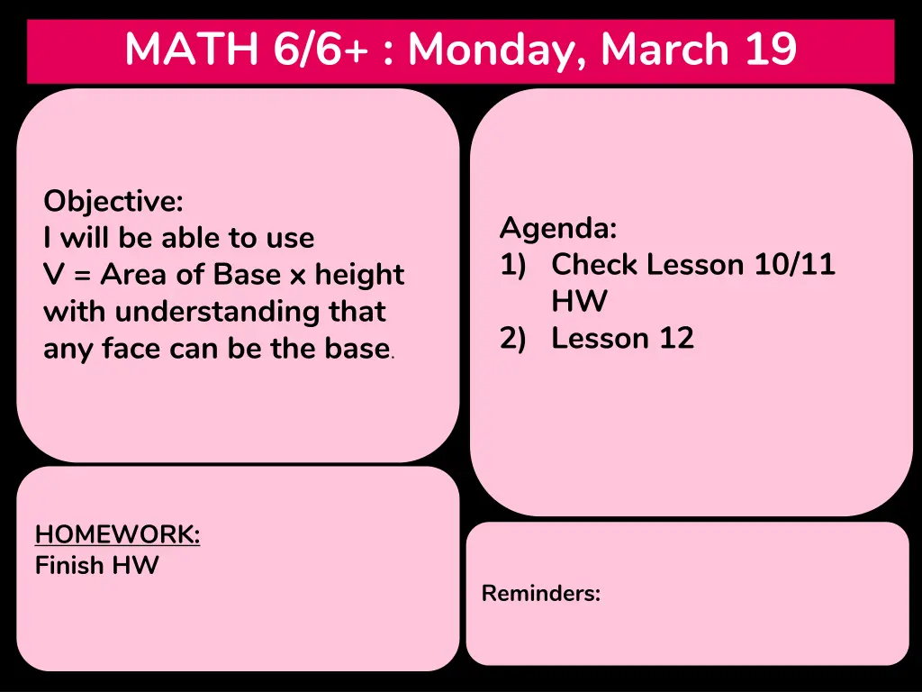 math 6 6 monday march 19 n.w