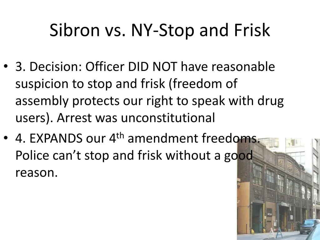 sibron vs ny stop and frisk n.w