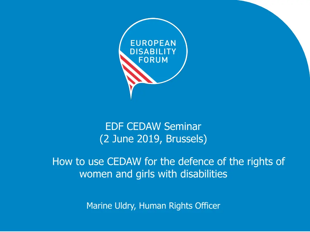 edf cedaw seminar 2 june 2019 brussels n.w