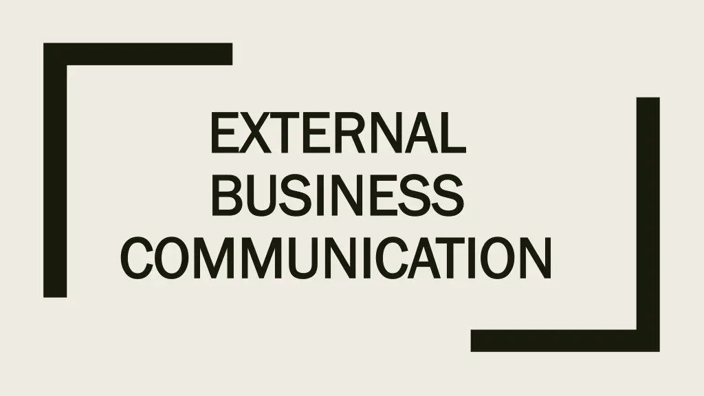 external external business business communication n.w