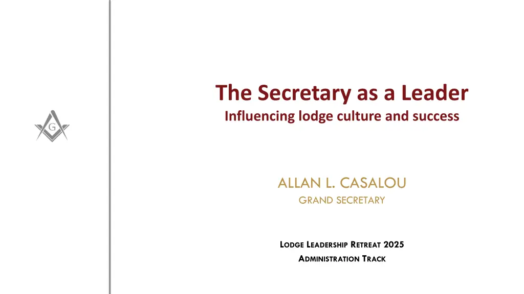 the secretary as a leader influencing lodge n.w